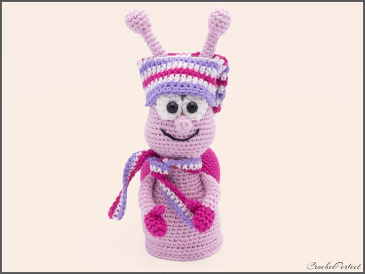 Häkelanleitung: Winterschnecken am Lagerfeuer