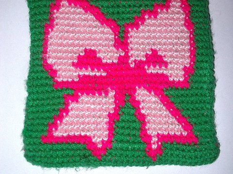 Häkelanleitung Schleifentasche Täschchen mit Schleife 