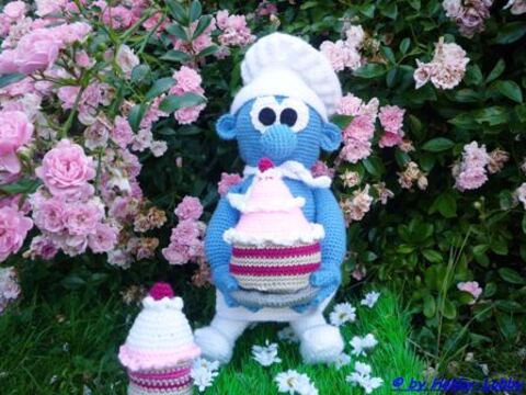 Häkelanleitung Backi Schlümpi