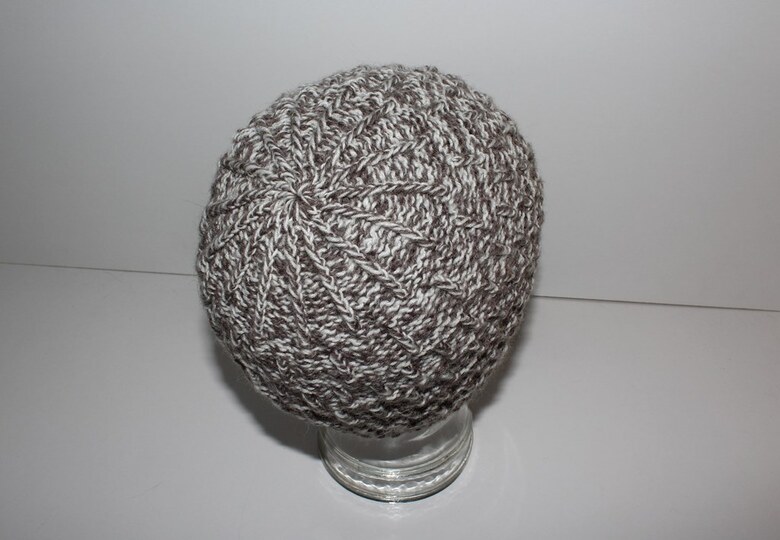 Strickanleitung Mütze unisex, Männermütze, Kopfumfang ca. 56 - 60 cm, Rippenquadrate