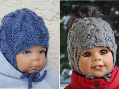 Strickanleitung für Zopfmütze