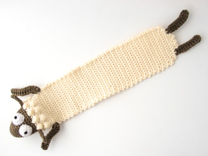 Amigurumi Crochet Sheep Bookmark