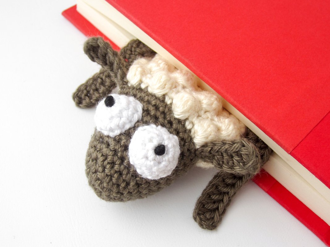 Fox and Sheep Bookmark PDF Crochet Pattern Bundle - Image 3