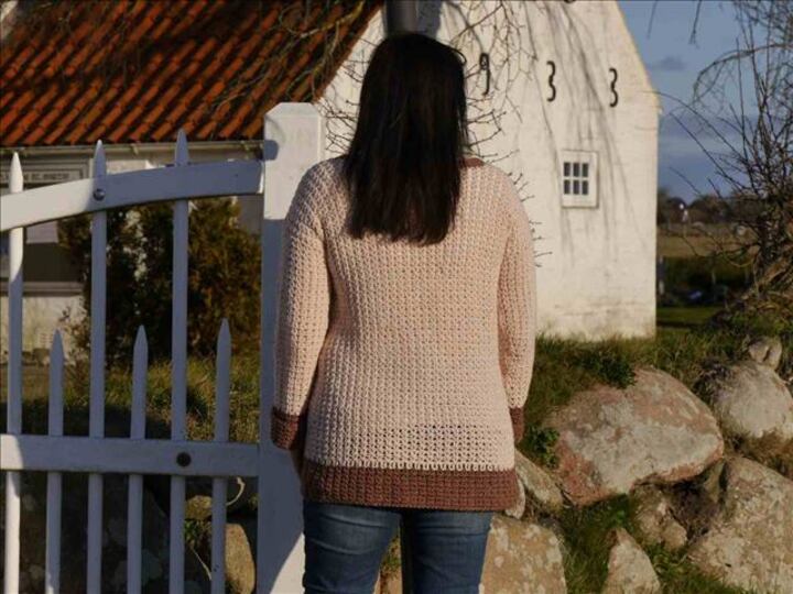 Häkelanleitung Pulli unisize Frühjahresmodell