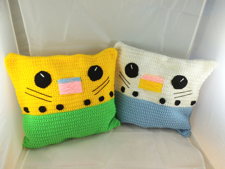 Wellensittich Kissenbezug Häkelanleitung