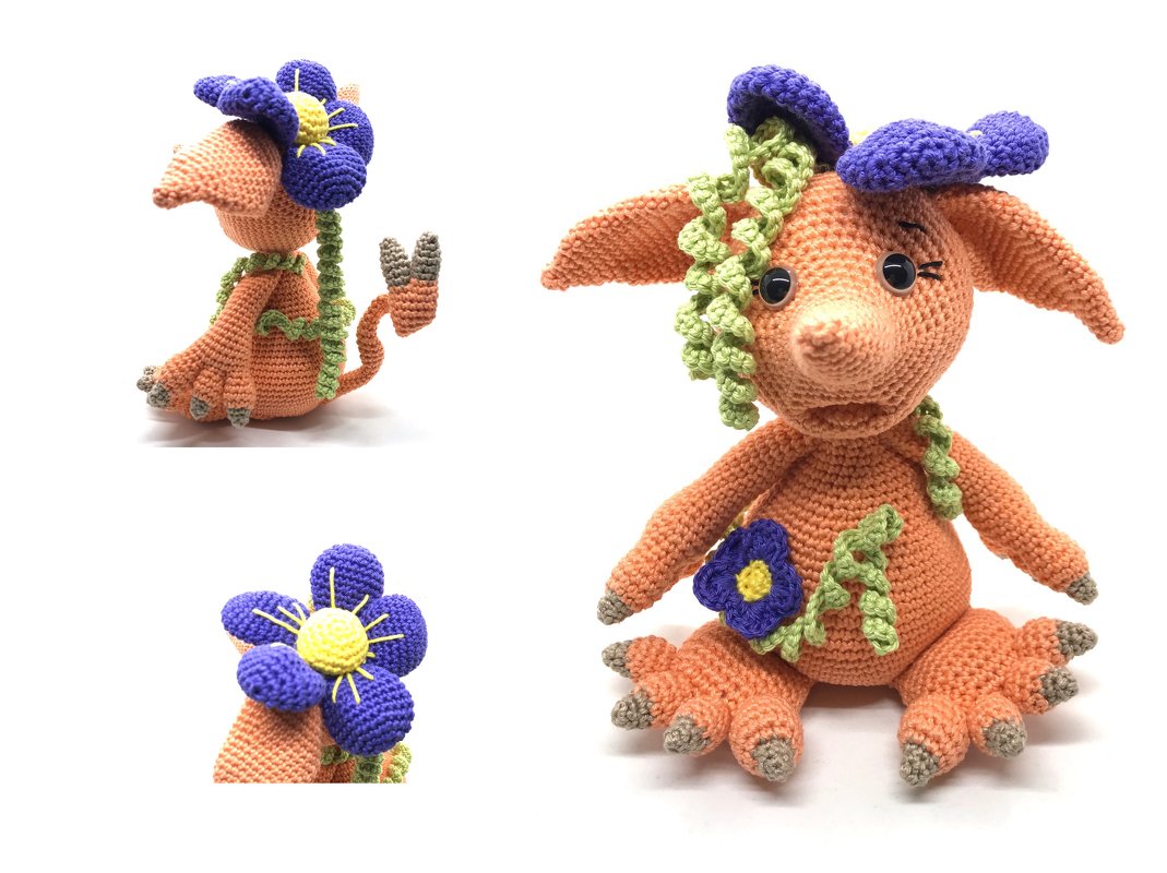Floh der BlumenGnom Häkelanleitung