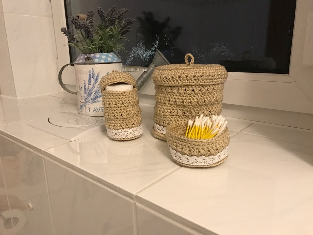 Häkelanleitung Körbchen/Utensilo "Home" - alle Größen