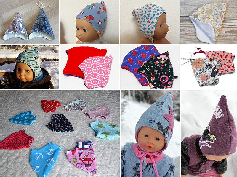 Mütze „Theo“ für Frühchen und Neugeborene (Kopfumfang / Größe: 29 - 45 ) - Bild 2