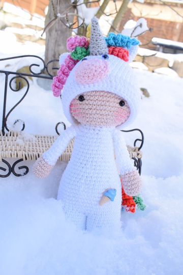 Häkelanleitung Tamituzi Einhorn Flöckchen Komplett