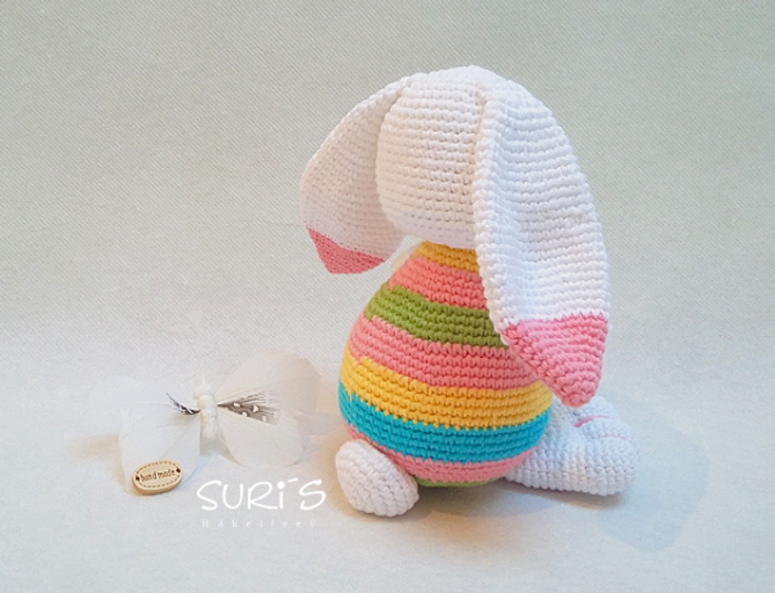 Häkelanleitung Hase Lilli Kunterbunt