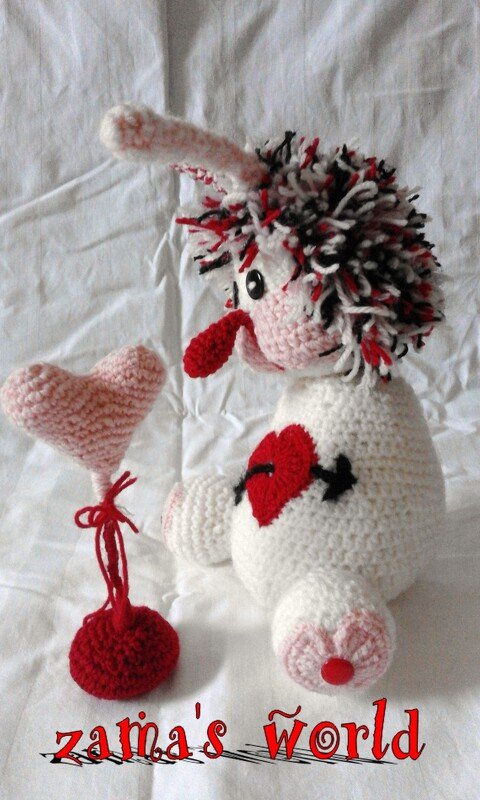 Häkelanleitung Valentins-Brommel - Bild 3