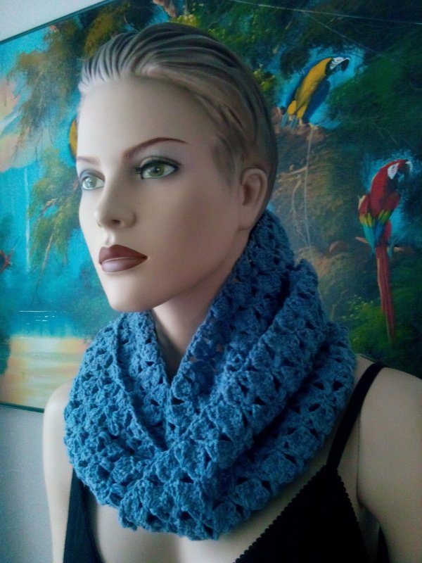 Loop “azul paloma” - Bild 5