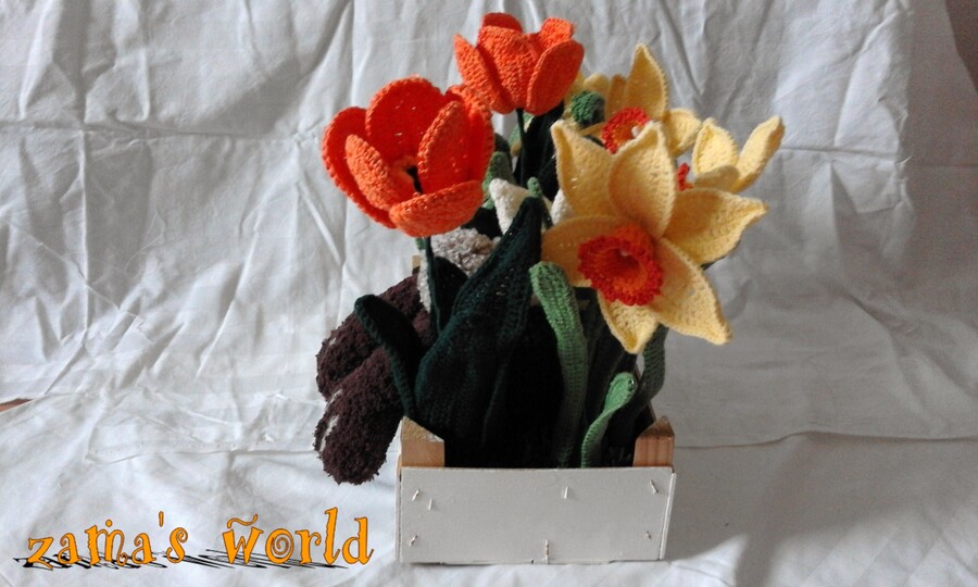 Häkelanleitung Osterkiste mit Hase