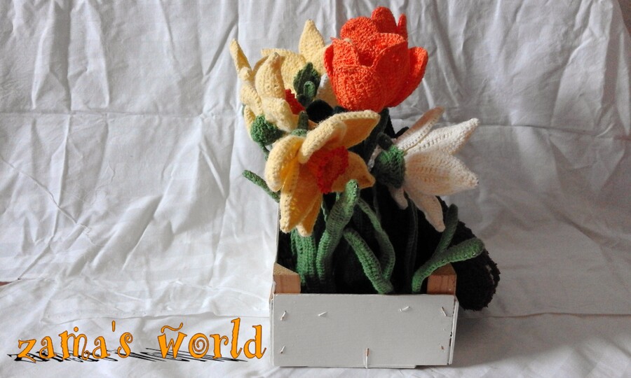 Häkelanleitung Osterkiste mit Hase