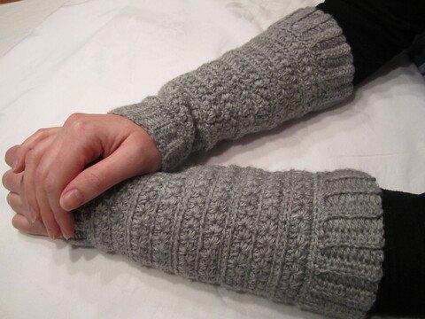 wunderschöne Armstulpen / Pulswärmer "Sternstunde"