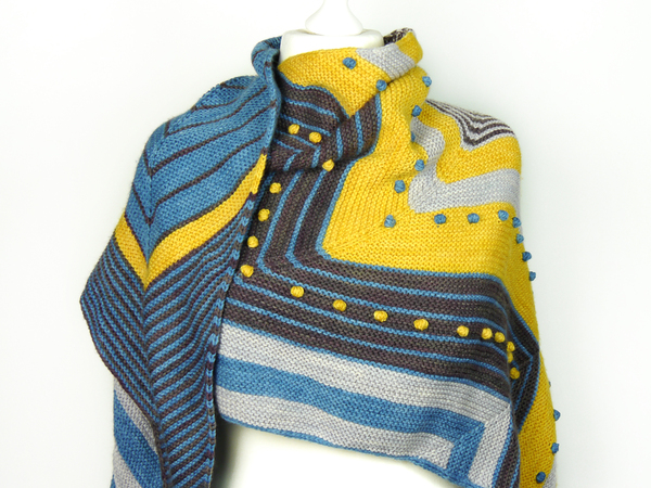Shawl POTZBLITZ knitting pattern