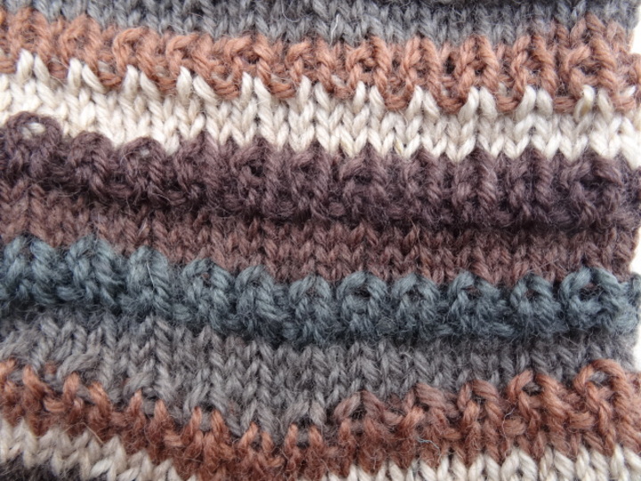 Strickanleitung für Socken mit Wellenmuster für Gr. 41/42