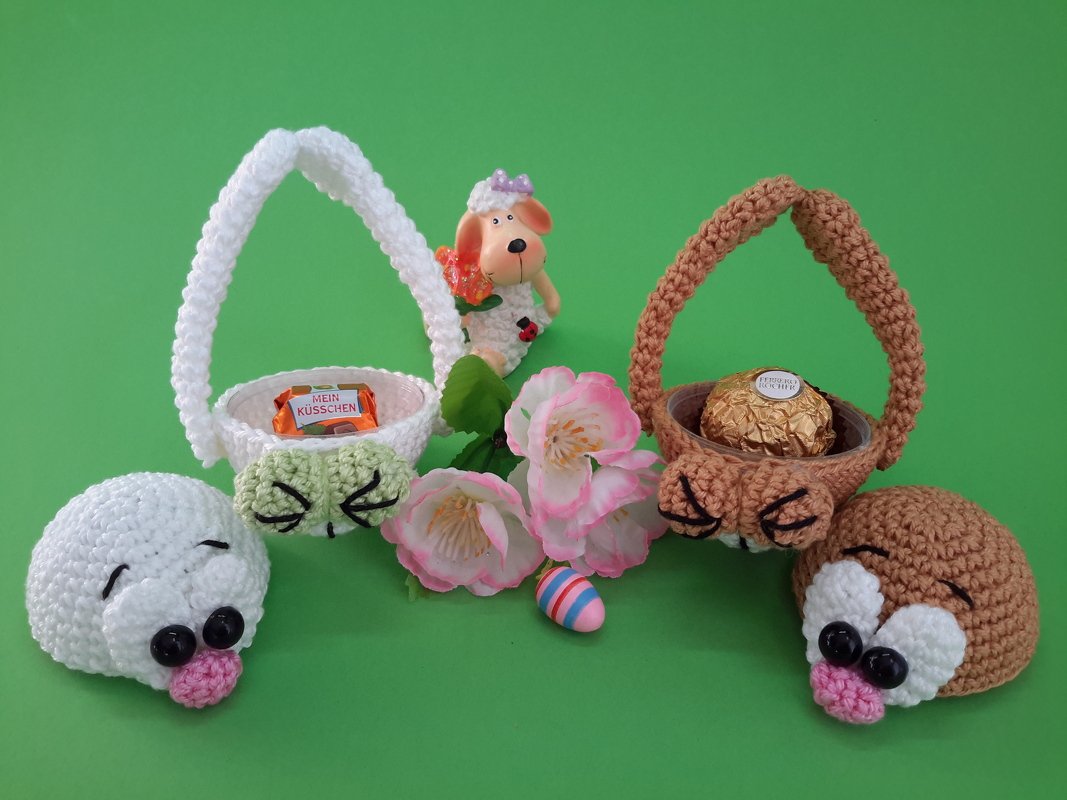 Häkelanleitung Kugeliges Osterhäschen, Mitbringsel, Osterdeko, Anhänger - Bild 6