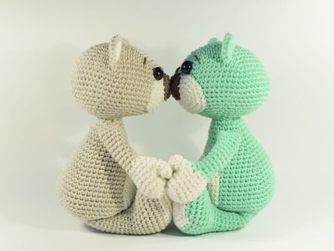 Haekelicious Bär mit Latzhose / Teddy