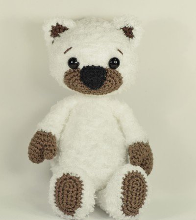 Haekelicious Bär mit Latzhose / Teddy