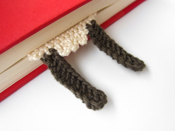 Amigurumi Crochet Sheep Bookmark