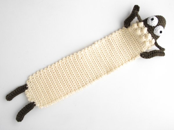 Amigurumi Crochet Sheep Bookmark