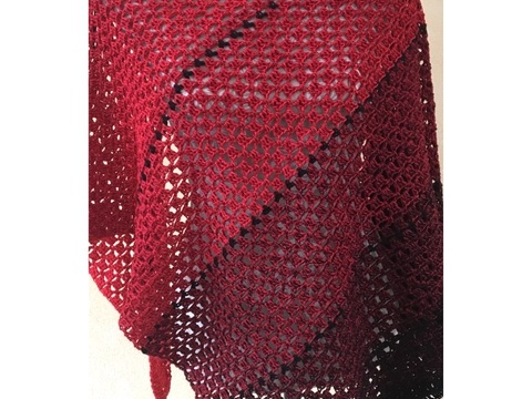 Häkel-Anleitung "Das Rote Tuch" -anfängertauglich-