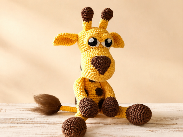 Häkelanleitung Gino Giraffe Amigurumi