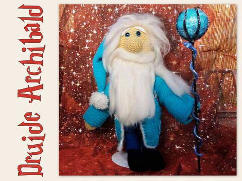 Häkelanleitung " Druide Archibald"