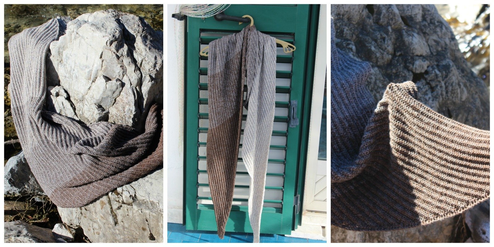 Strandwanderung, Strickanleitung für ein Tuch - Bild 3