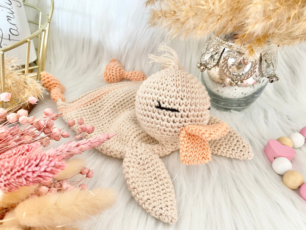 Schmusetuch Duggy- Häkelanleitung Schmusetuch von Wolldiamant