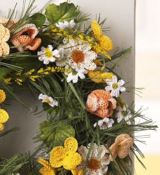 Blumenkranz häkeln - Bild 3