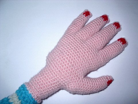 Puppenhändchen Puppen- Hand 12-15cm 