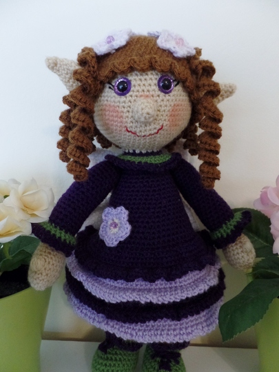 Häkelanleitung " Finja die Frühlingselfe "