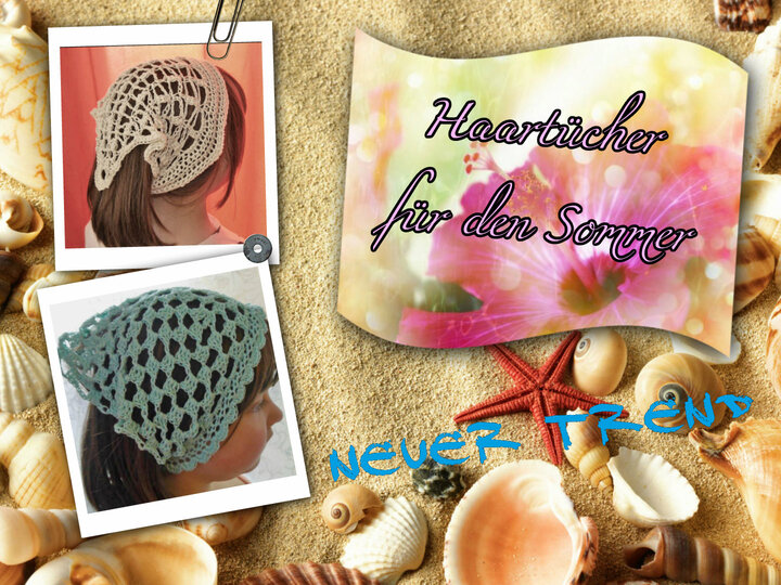 Haartuch - Set - zum Häkeln