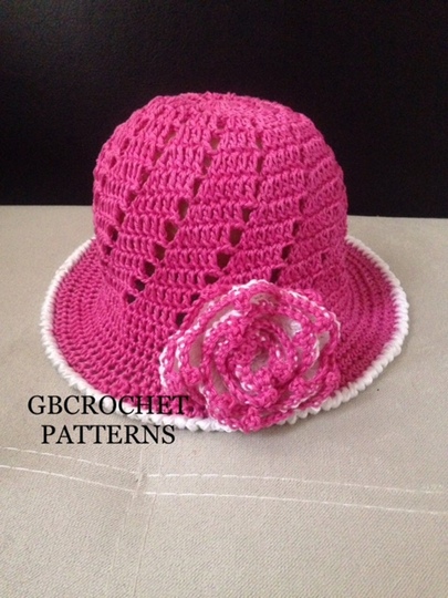 Mom and baby spring and Summer Crochet Baby to Adult Size Sun Hat, Mom and child Newborn to Adult Large Us and Uk pattern