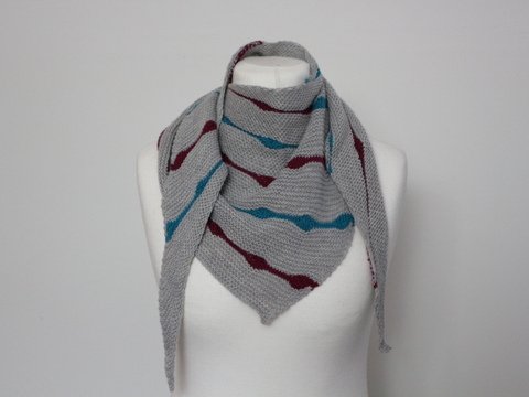 Strickanleitung Tuch "Hip Hop"