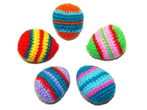 E-Book * kunterbunte Häkel-Eier * Amigurumi, Osterei, pdf-Datei, Häkelanleitung Midiei, bunte Häkeleier