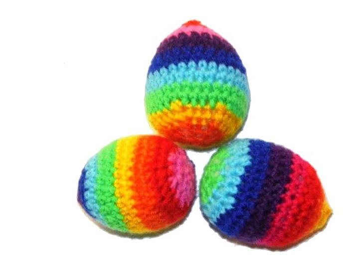 E-Book * kunterbunte Häkel-Eier * Amigurumi, Osterei, pdf-Datei, Häkelanleitung Midiei, bunte Häkeleier