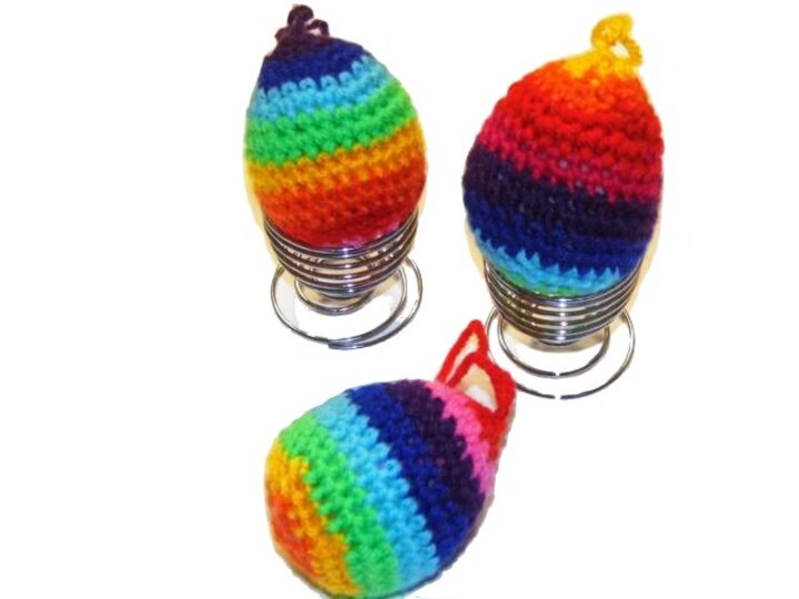 E-Book * kunterbunte Häkel-Eier * Amigurumi, Osterei, pdf-Datei, Häkelanleitung Midiei, bunte Häkeleier