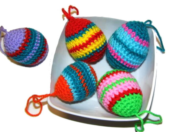 E-Book * kunterbunte Häkel-Eier * Amigurumi, Osterei, pdf-Datei, Häkelanleitung Midiei, bunte Häkeleier
