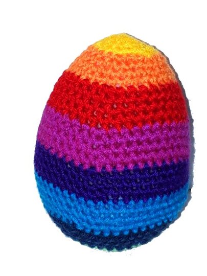 e-Book * kunterbuntes Maxi-XL-Eier * Amigurumi, Osterei, pdf-Datei, Häkelanleitung Maxiei, buntes XL-Häkelei