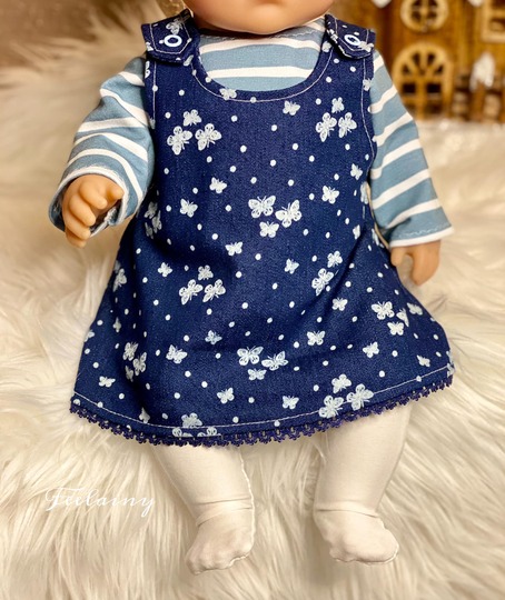 Winterkollektion 19 Modelle Schnittmuster für 43 cm Puppen