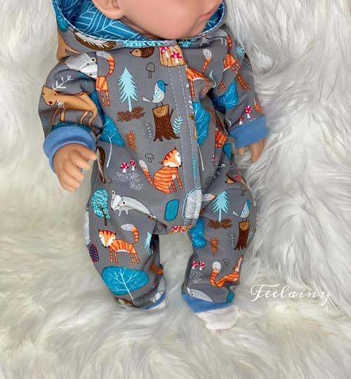 Winterkollektion 19 Modelle Schnittmuster für 43 cm Puppen