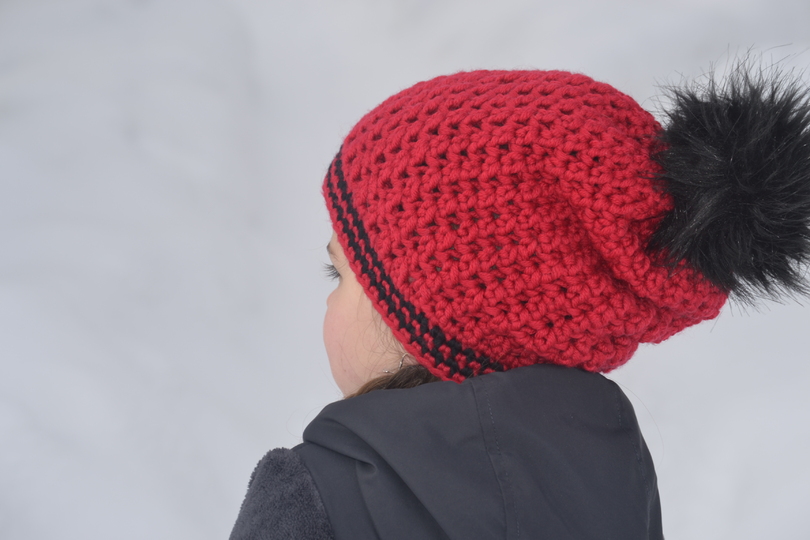 - RUBY - Beanie alle Größen alle Größen, Winterbeanie mit Pelzbommel, ausführliche Größentabelle,