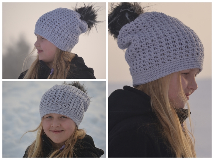 - RUBY - Beanie alle Größen alle Größen, Winterbeanie mit Pelzbommel, ausführliche Größentabelle,