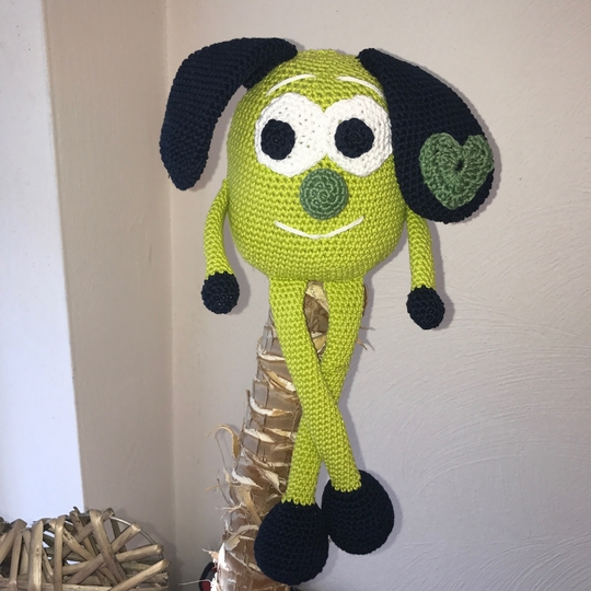 Häkeln / Anleitung Kantenhocker Crazy-Pat in Love