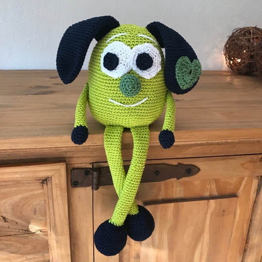 Häkeln / Anleitung Kantenhocker Crazy-Pat in Love