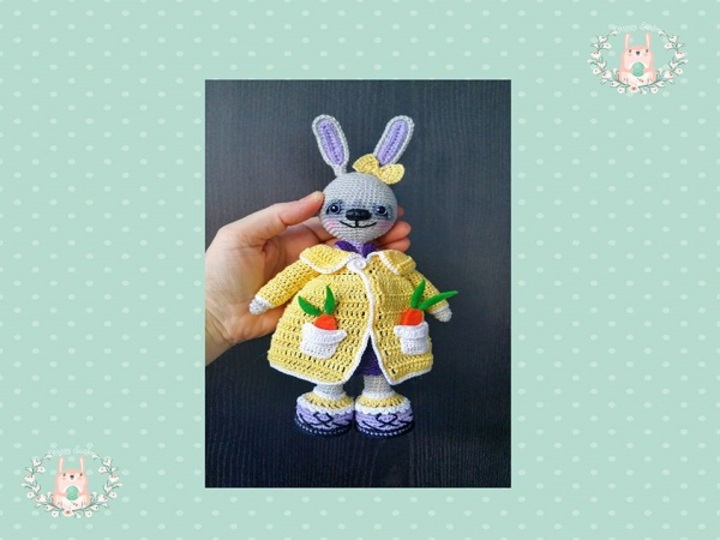 Anleitung Amigurumi Hasen Mädchen 25 cm Groß