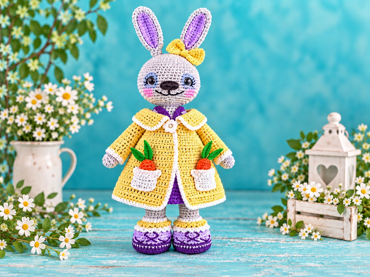 Crochet Pattern, Miss Bunny